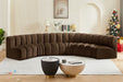 Arc - Velvet 6 Piece U-Shaped Modular Sofa - Simple Home Plus