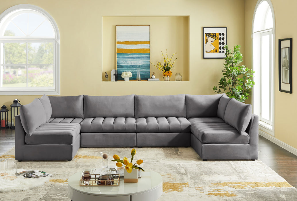 Jacob - Modular U-Shaped Sectional 6 Piece - Simple Home Plus
