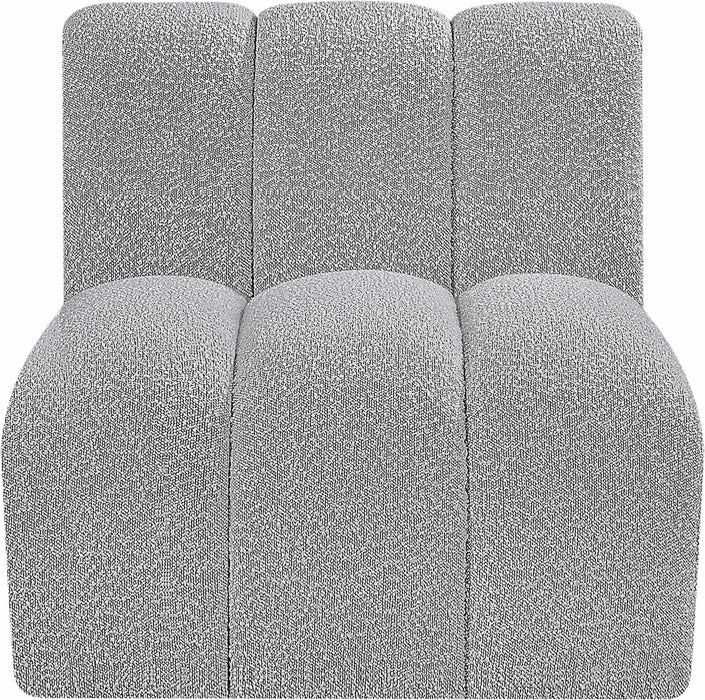 Arc - Boucle Fabric Straight Chair - Simple Home Plus