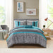 Mi Zone Chloe - Comforter Set - Teal - Simple Home Plus