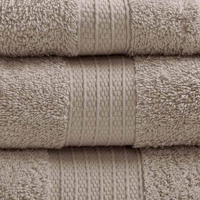 Organic - 6 Piece Towel Set - Tan - Simple Home Plus