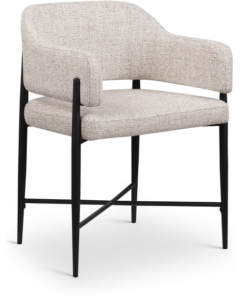 Dame - Fabric Upholstered Dining Chair (Set of 2) - Simple Home Plus