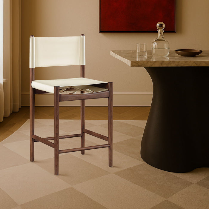 Rawlins - Counter Stool - Walnut Frame - Simple Home Plus