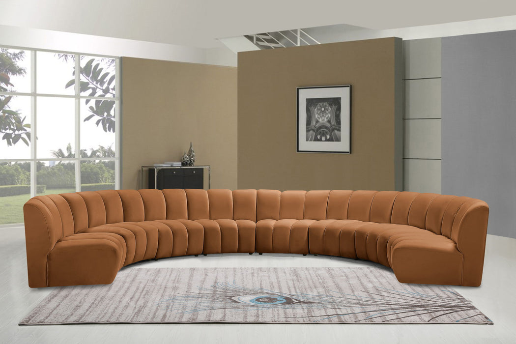 Infinity - 8 Piece Modular Sectional - Saddle - Simple Home Plus
