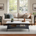 Parker - Coffee Table - Off-White / Black - Simple Home Plus