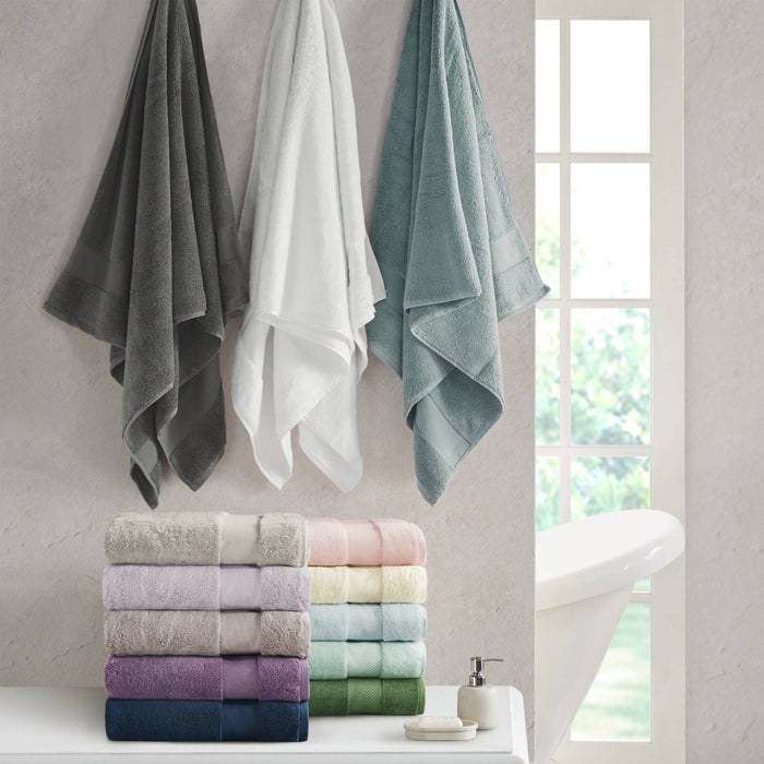 Turkish - 6 Piece Bath Towel Set - Light Blue - Simple Home Plus