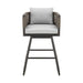 Alegria - Outdoor Patio Swivel Bar Stool - Simple Home Plus