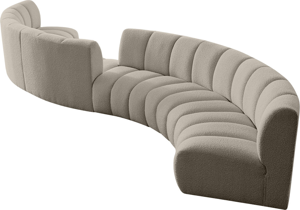 Infinity - 6 Piece Boucle Modular Sectional - Simple Home Plus