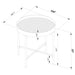 Ozella - Round Table With Hidden Storage Sandy - Simple Home Plus