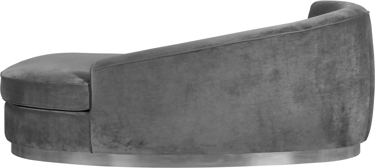 Julian - Chaise with Chrome Base - Simple Home Plus