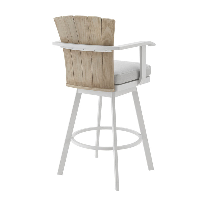 Hazel - Outdoor Patio Swivel Bar Stool - Simple Home Plus