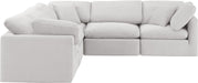Indulge - Velvet 5 Piece Modular Corner Sectional - Simple Home Plus