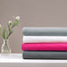 Microfiber - Twin Long Sheet Set With Side Storage Pockets - Charcoal - Simple Home Plus
