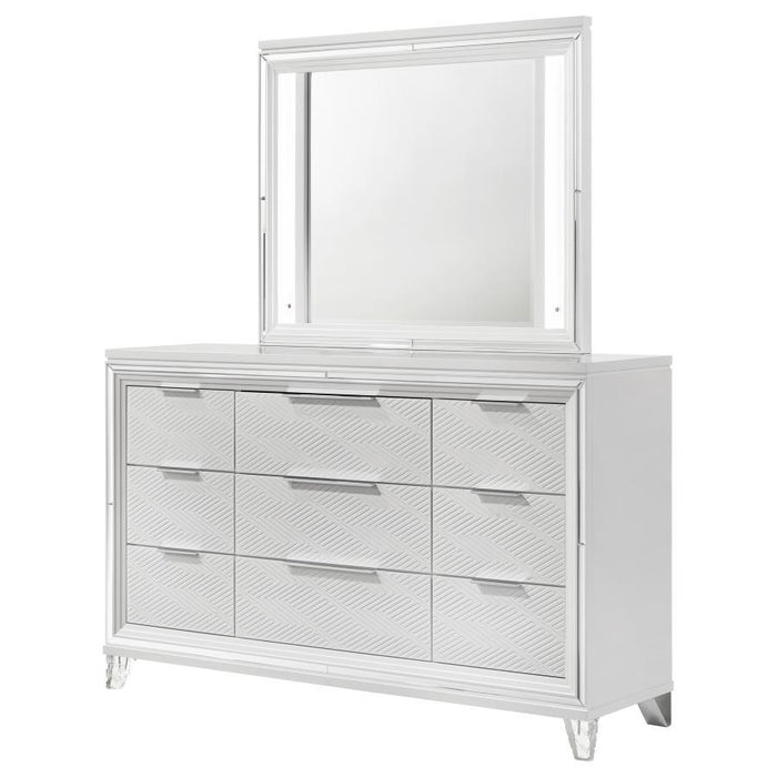Marmore - 9-Drawer Dresser - Simple Home Plus