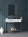 Marmo - Engineered Marble Bathroom Vanity With Chrome Base - Simple Home Plus
