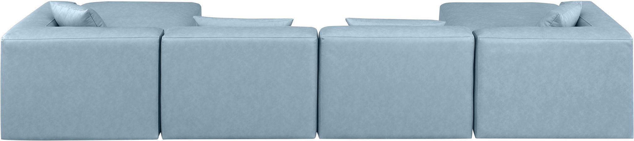 Cube - 6 Piece Modular Double Chaise Sectional - Simple Home Plus