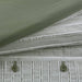 Essence - 9 Piece King Oversized Clipped Comforter Set With Euro Shams And Throw Pillows - Green - Simple Home Plus