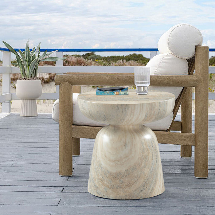 Avellino - Concrete End Table - Simple Home Plus