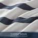 Merritt - Full/Queen Yarn-Dyed Striped Comforter - Blue - Simple Home Plus