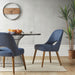 Nola - Dining Side Chair (Set of 2) - Navy - Simple Home Plus