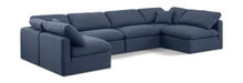 Indulge - Linen 6 Piece Modular U-Shaped Sectional - Simple Home Plus