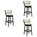 Noely - Modern Farmhouse Swivel Wood Bar Height Kitchen Bar Stool - Simple Home Plus