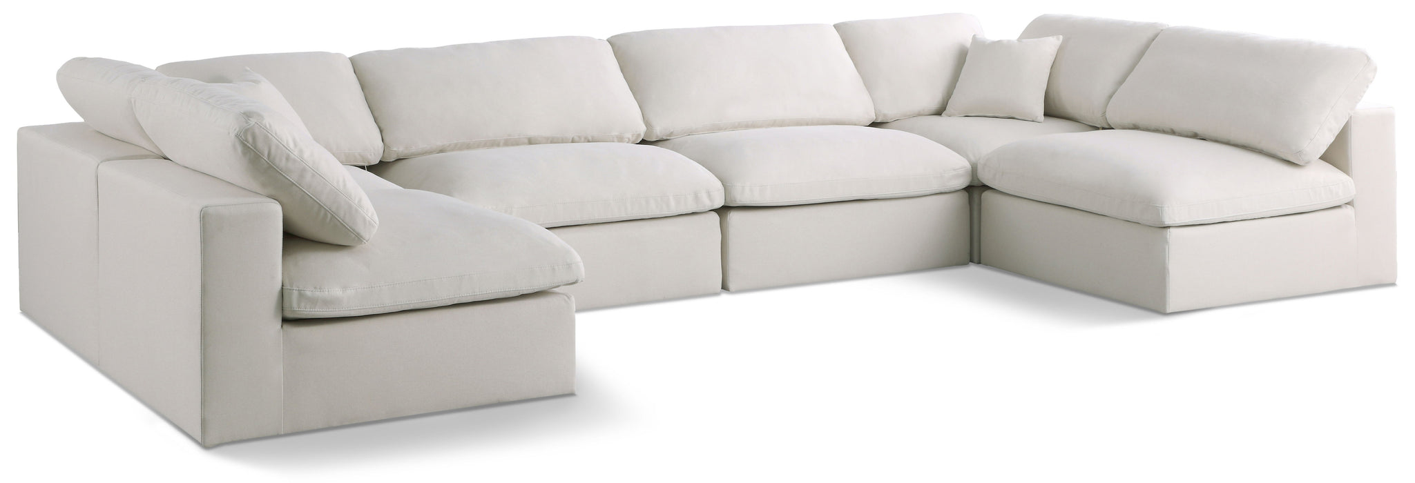 Plush - 6 Piece Modular Sectional - Simple Home Plus