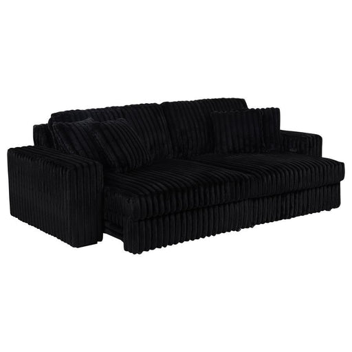 Jacana - Corduroy Upholstered Dual Power Chaise Sofa - Simple Home Plus