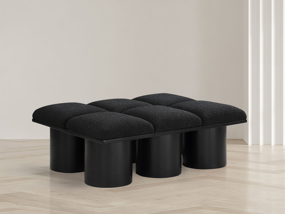 Pavilion - 6 Piece Modular Bench With Black Base - Simple Home Plus