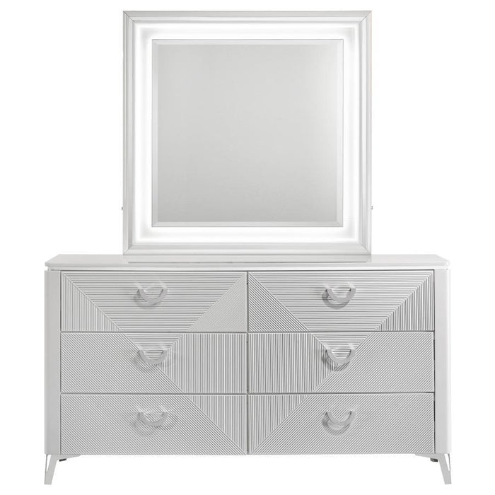 Cassia - 6-Drawer Bedroom Dresser Cabinet - Simple Home Plus