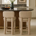 Paloma - Faux Leather Upholstered Counter Stool (Set of 2) - Simple Home Plus