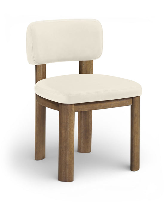 Paloma - Vegan Leather Upholstered Dining Chair (Set of 2) - Brown Frame - Simple Home Plus