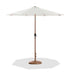 Fiji - Aluminum Patio Umbrella With Round Teak Base - Simple Home Plus