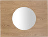 Optic - Oak Wood Frame Mirror - Simple Home Plus