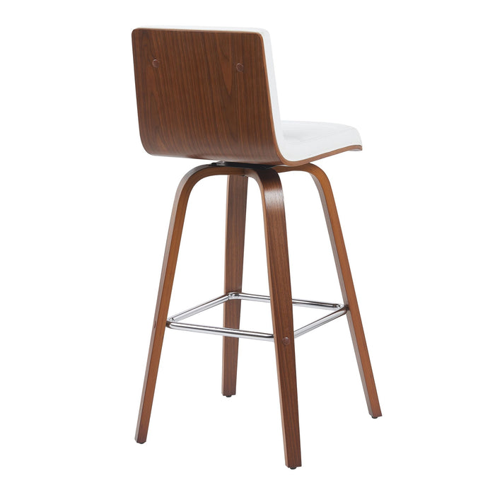 Vienna - Swivel Bar Stool - Walnut Base - Simple Home Plus