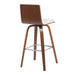 Vienna - Swivel Bar Stool - Walnut Base - Simple Home Plus