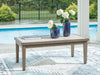 Rainier Ranch - Rectangular Cocktail Table - Brown / Beige - Simple Home Plus