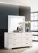 Felicity - 6-Drawer Dresser With LED Mirror - White High Gloss - Simple Home Plus