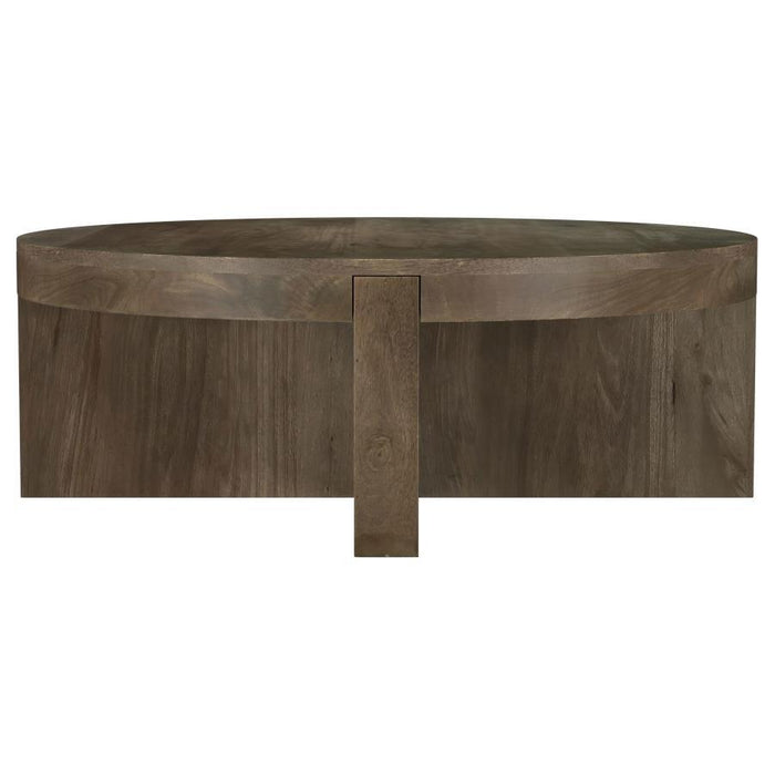 Kinkaid - Round Solid Mango Wood Table - Simple Home Plus