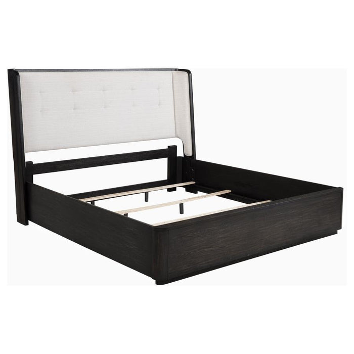 Leandro - Wingback Bed - Simple Home Plus