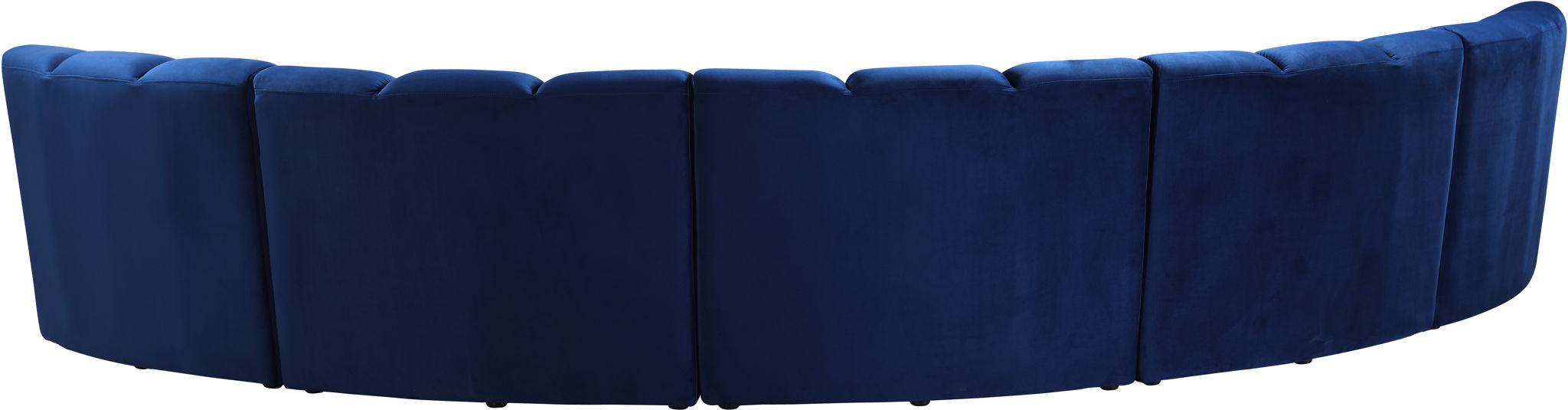 Infinity - 5 Piece Velvet Modular Sectional - Simple Home Plus