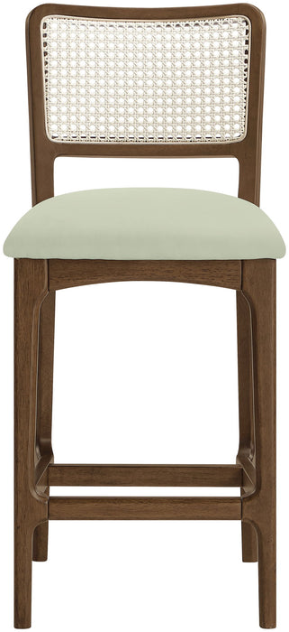 Atrium - Counter Stool With Brushed Brown Base (Set of 2) - Simple Home Plus