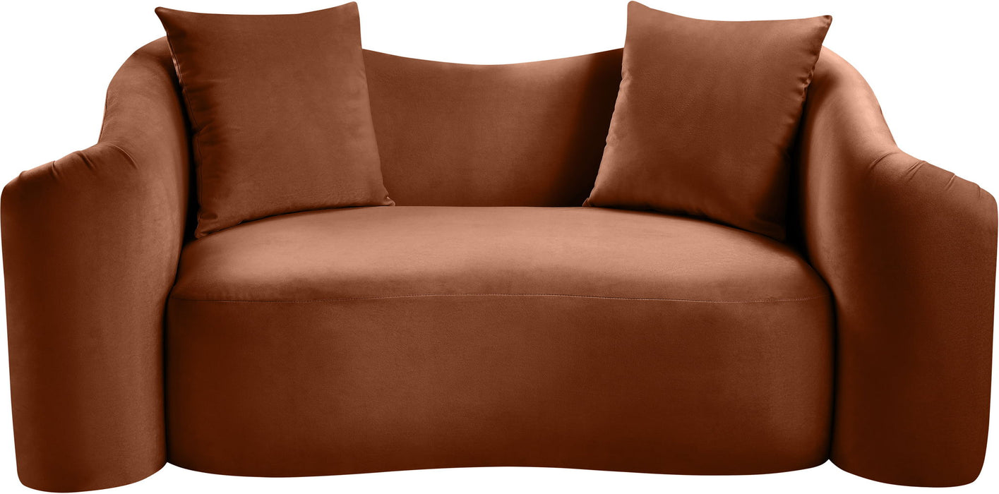 Destin - Velvet Loveseat - Simple Home Plus