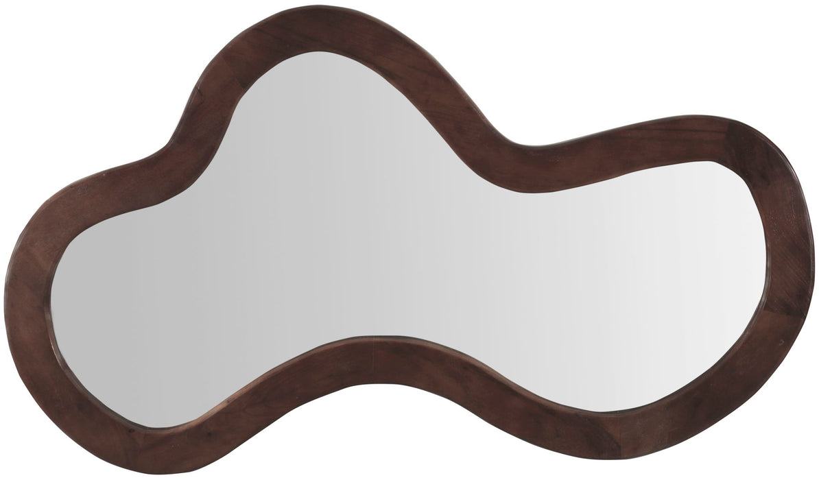 Oblique - Mirror - Wood