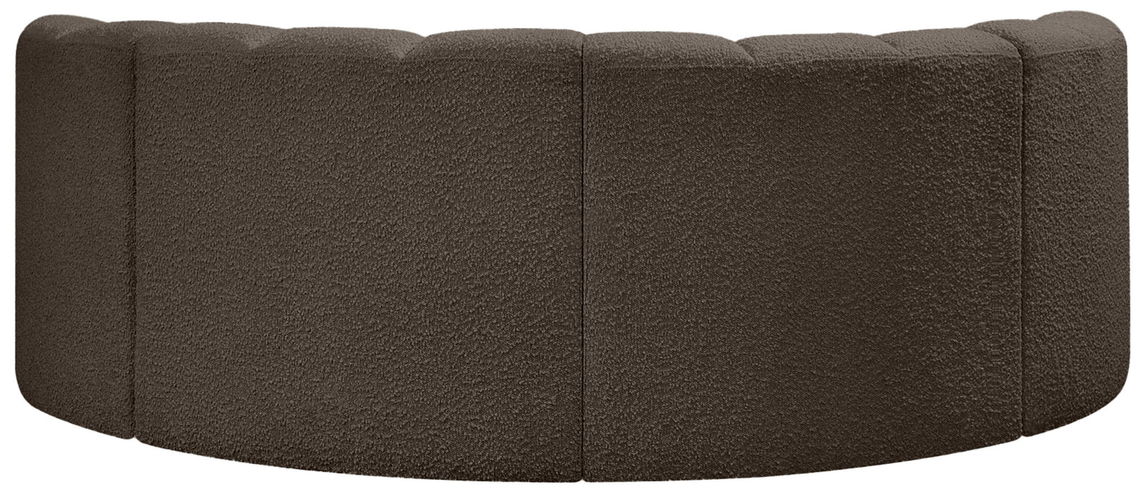 Arc - Boucle Fabric 4 Piece U-Shaped Modular Sofa - Simple Home Plus