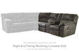 Tambo - RAF REC Loveseat w/Console - Pewter - Simple Home Plus