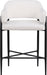 Dame - Fabric Upholstered Counter Stool (Set of 2) - Simple Home Plus