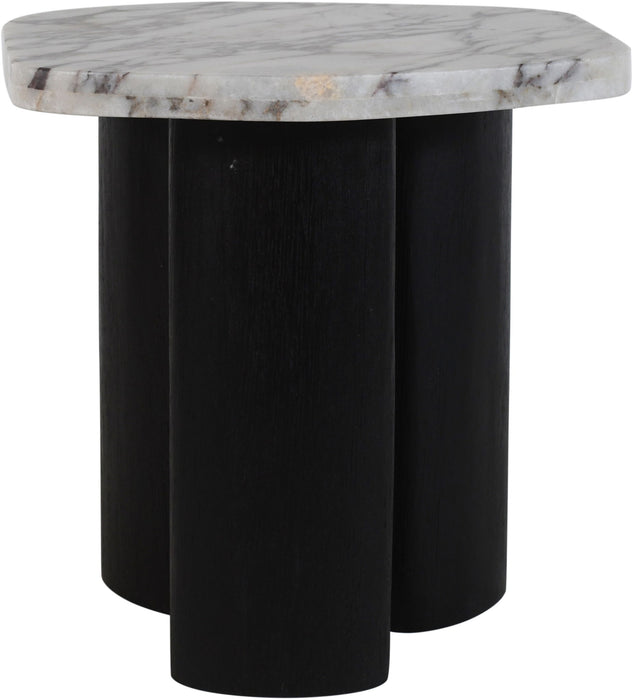 Puglia - Marble Top And Oak Wood Base Table - Simple Home Plus