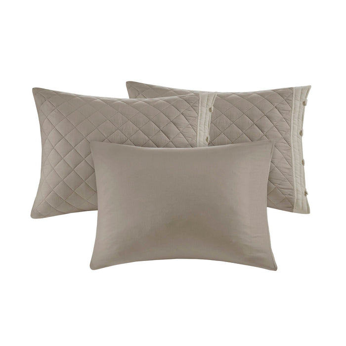 Breanna - 6 Piece Daybed Cover Set - Khaki