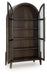 Benhall - Accent Cabinet - Dark Brown - Simple Home Plus